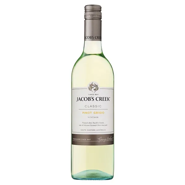 Baltvīns JACOB'S CREEK Pinot Grigio, 11.5%,  0.75 l