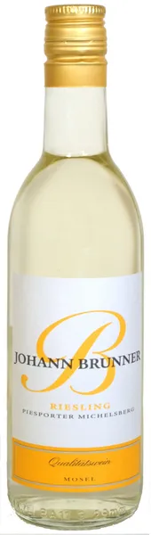 Baltvīns JOHANN BRUNNER Riesling Mosel, pussauss, 9,5%, 0.187l