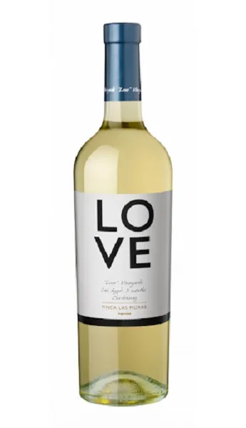 Baltvīns LAS MORAS LOVE Chardonnay, sauss, 13,5%, 0.75l