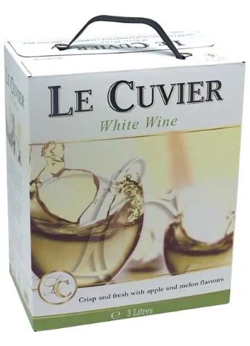 Baltvīns LE CUVIER, sauss, BIB, 10,5%, 3 l