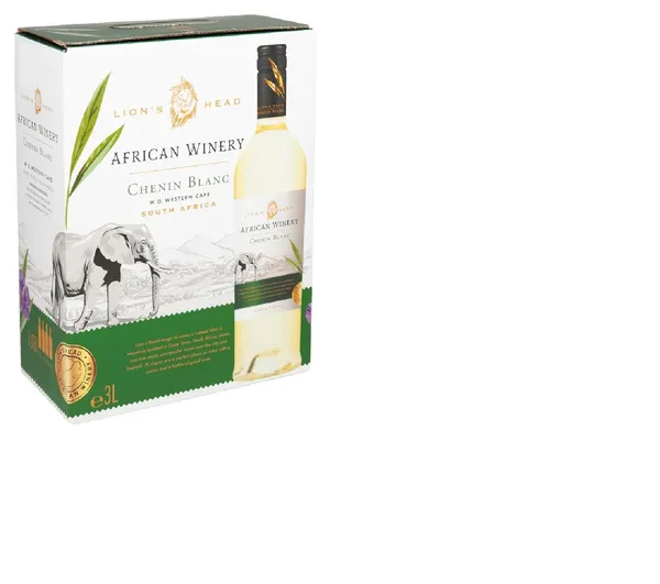 Baltvīns LION'S HEAD Chenin Blanc, sauss, 12,5%, BIB, 3l