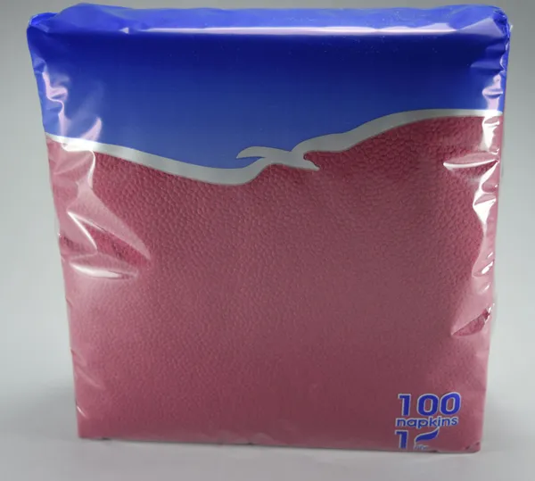 Bāra salvetes LENEK, burgundi, 33x33cm, 1 sl., 100gab