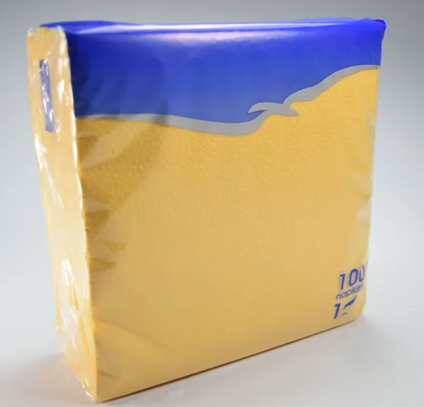 Bāra salvetes LENEK, dzeltenas, 33x33cm, 1 sl., 100gab