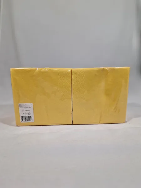 Bāra salvetes LENEK, dzeltenas, 33x33cm, 3 sl., 250gab