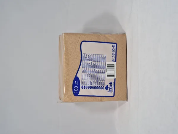 Bāra salvetes LENEK, gaiši brūnas, 24x24cm, 1 sl., 100gab