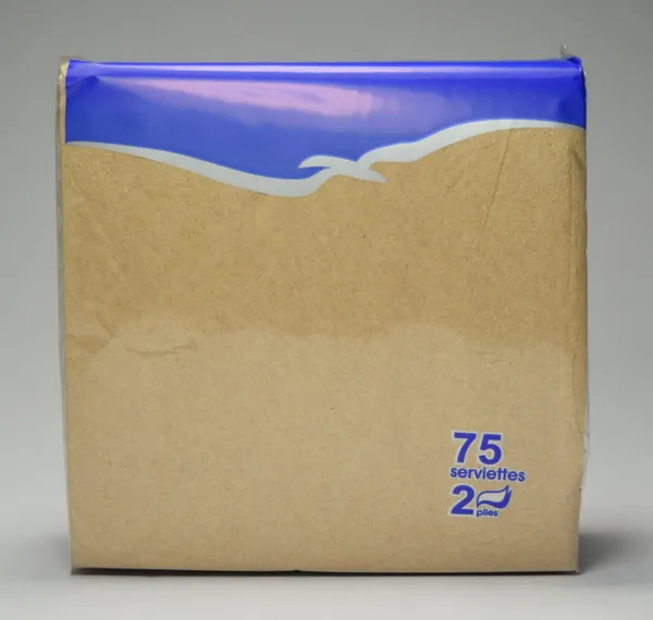 Bāra salvetes LENEK, gaiši brūnas, 24x24cm, 2 sl., 75gab