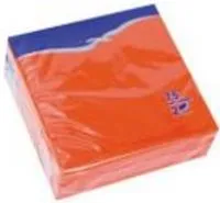 Bāra salvetes LENEK oranžas, 24x24cm, 1 sl., 400gab