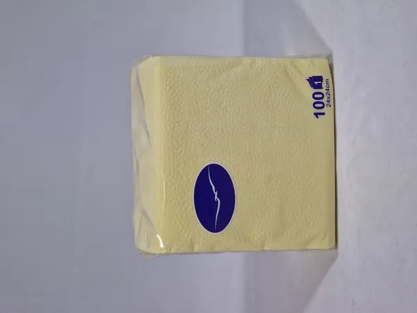 Bāra salvetes LENEK, šampaņas, 24x24cm, 1 sl., 100gab