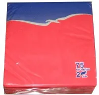 Bāra salvetes LENEK sarkanas, 24x24cm, 2 sl., 75gab