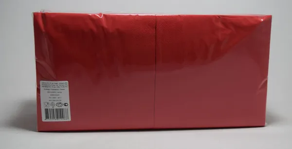 Bāra salvetes LENEK, sarkanas, 33x33cm, 3 sl., 250gab