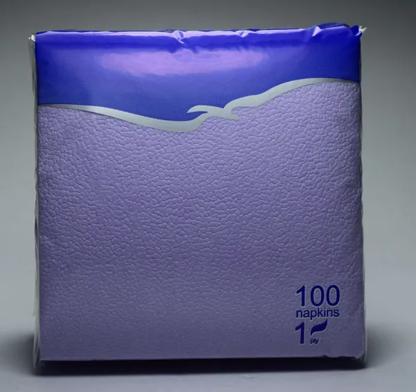 Bāra salvetes LENEK, violetas, 24x24cm, 1 sl., 100gab