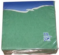 Bāra salvetes LENEK zaļas, 24x24cm, 2 sl., 75gab