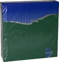 Bāra salvetes LENEK zaļas, 33x33 cm, 3 sl., 50gab