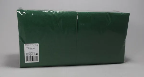 Bāra salvetes LENEK, zaļas, 33x33cm, 3 sl., 250gab