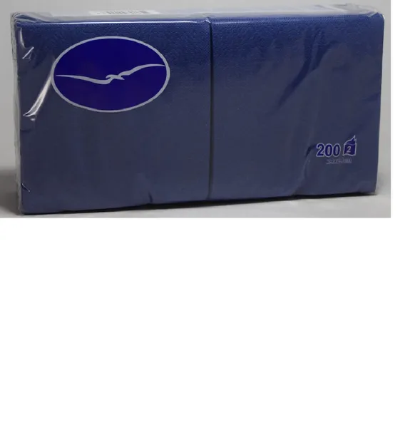 Bāra salvetes LENEK zilas, 24x24cm, 2 sl., 200gab