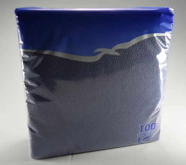 Bāra salvetes LENEK, zilas, 33x33cm, 1 sl., 100gab