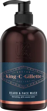 Bārdas un sejas mazgāšanas līdzeklis King C GILLETTE, 350ml