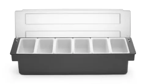 Bārmeņa konteiners – 6 ieliktņi, BarUp, 480x150x(H)100mm, 552032