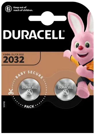 Baterijas Duracell 2032 2 gab.