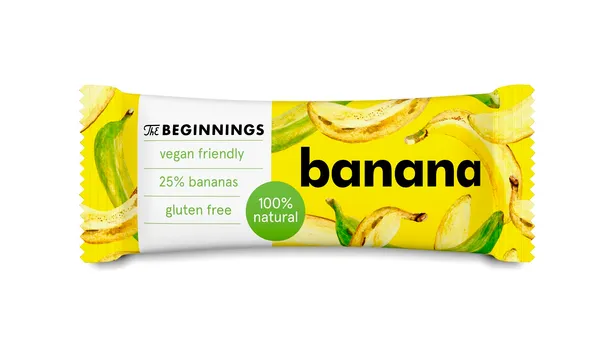 Batoniņš The BEGINNINGS Banānu, 40g