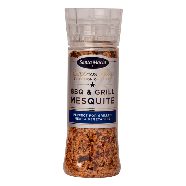 BBQ garšvielu maisījums ar dūmu aromātu 285g, dzirnavas,Santa Maria