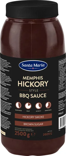 BBQ mērce Memfisas hikorija 2500g, Santa Maria