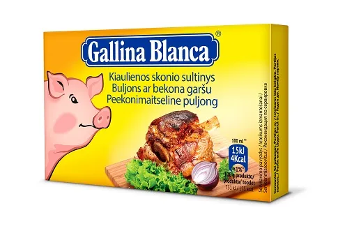 Bekona buljons GALLINA BLANCA, 8x10g
