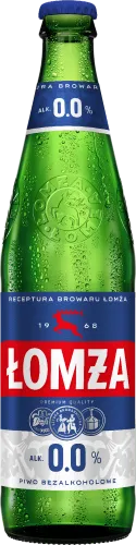 Bezalkoholiskais alus LOMŽA, 0,0 %, 0,5 l, stiklā (DEP)