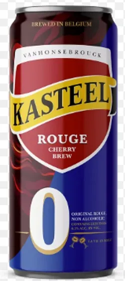 Bezalkoholisks alus KASTEEL Rouge, bundžā, 0.33l (DEP)