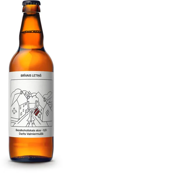 Bezalkoholisks alus VALMIERMUIŽAS Brīvais Lietiņš, 0.5l (DEP)