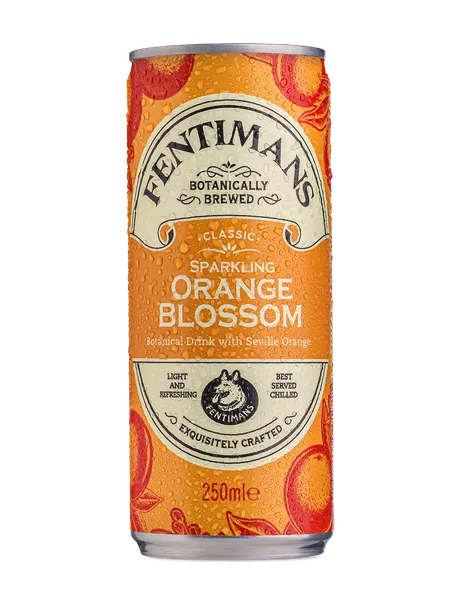 Bezalkoholisks dzēriens FENTIMANS Premium Orange Blossom, bundžā, 0.25l (DEP)
