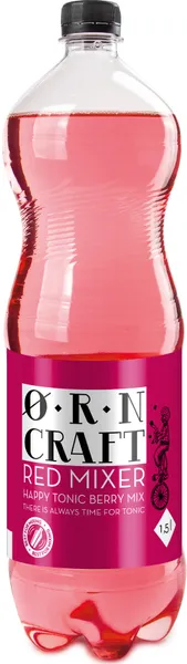 Gāz.dzēr. ORN CRAFT Red Mixer 1,5L PET D