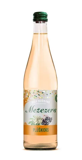 Bezalkoholisks dzirkstošs dzēriens plūškoks, MEŽEZERS, 0.5L (DEP)