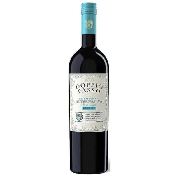 Bezalkoholisks sarkanvīns DOPPIO PASSO Primitivo, 0.75l (DEP)