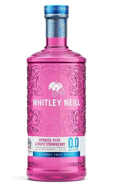 Bezalkoholisks stiprais dzēriens WHITLEY NEILL Yuzu White Strawberry, 0.7l (DEP)