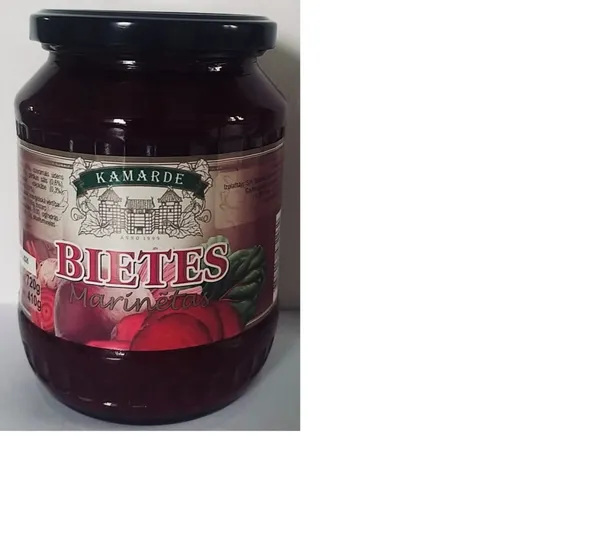 Bietes marinētas KAMARDE, rīvētas, 700g