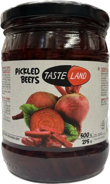 Bietes marinētas TASTE LAND, salmiņos,  500g/275g