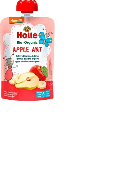 Biezenis HOLLE BIO APPLE ANT, no 6. mēn., 100g