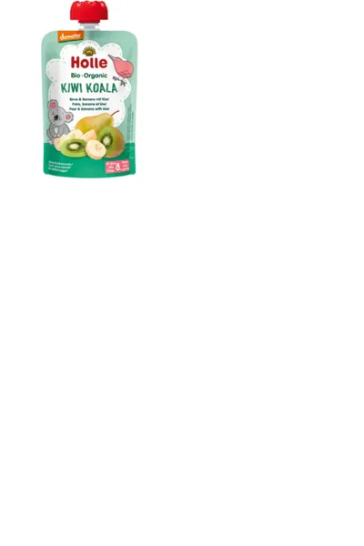 Biezenis HOLLE BIO KIWI KOALA, bumbieru, banānu un kivi, zīdaiņiem no 8mēn., 100g