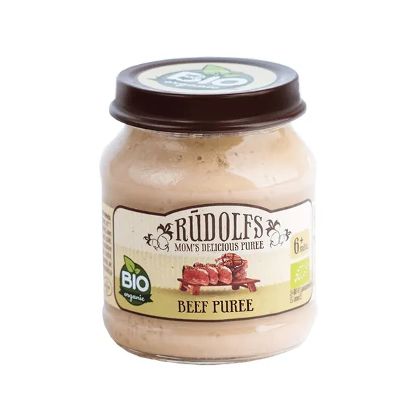 Biezenis RŪDOLFS BIO Jaunlopa gaļas, no 6 mēn., 120g