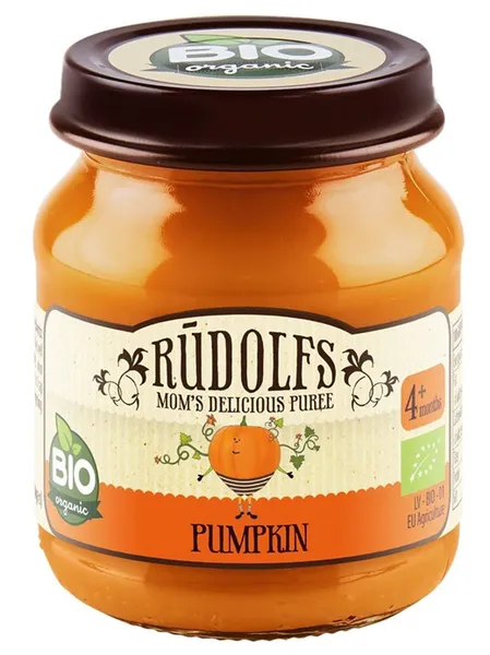 Biezenis RŪDOLFS BIO ķirbju, no 4 mēn., 120g