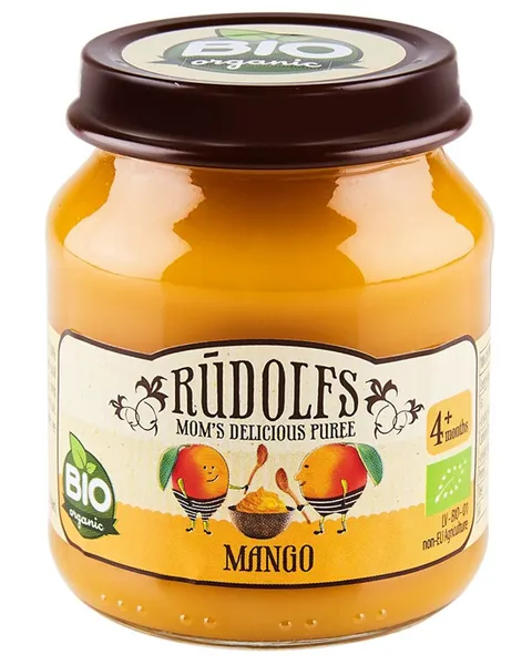 Biezenis RŪDOLFS BIO mango, no 4 mēn., 120g