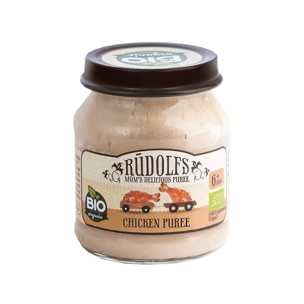 Biezenis Rūdolfs vistas gaļas Bio 120g