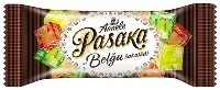 Biezpiena sieriņš ar želejas gabaliņiem, pārklāts ar beļģu šokolādi Annele, 19,8% t.s.,40g