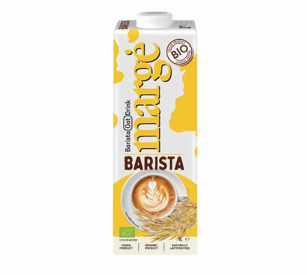 Bioloģiskais Barista auzu dzēriens MARGE, 1 l