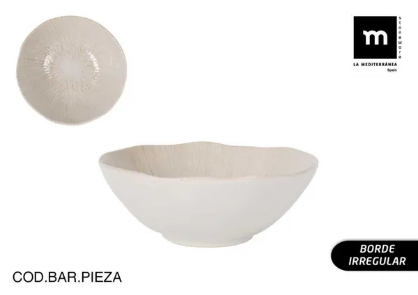 Bļoda ANYA, akmens masa, D 16 cm, H 6 cm, 1gab