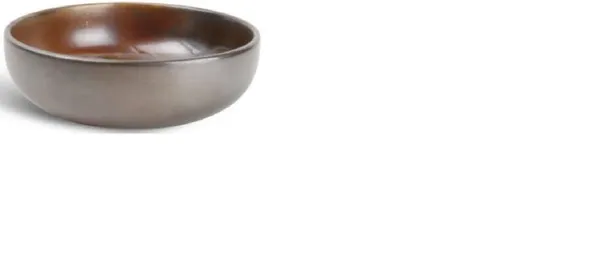 Bļoda Escura, tumši brūna, porcelāns, H6,5cm