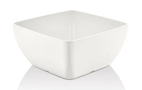 Bļoda MELAMINE, melamīns, kvadrātaina, balta, 1.7l, 19x19cm, H9cm, 1gab 779637