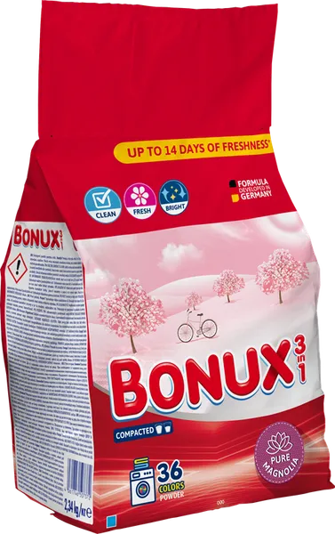 Bonux Washing Powder Pure Magnolia 36 washes 2.34Kg