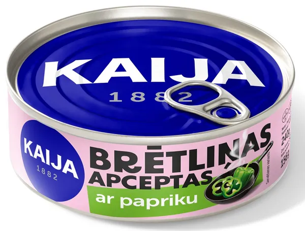 Brētliņas apceptas tomātu mērcē ar papriku KAIJA 240g